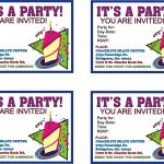 Free Online Printable Birthday Party Invitations | Lazine   Free Online Printable Birthday Cards