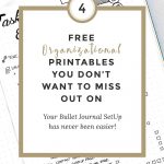 Free Organizational Printables You Don't Want To Miss Out On   Free Printable Journal Templates