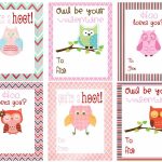 Free Owl Printables | Free Printable Valentine's Day Cards For Kids   Free Printable Valentine Cards For Kids