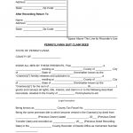 Free Pennsylvania Quit Claim Deed Form   Word | Pdf | Eforms – Free   Free Printable Quit Claim Deed Washington State Form