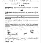 Free Personal Loan Agreement Form Template   $1000 Approved In 2   Free Printable Loan Forms