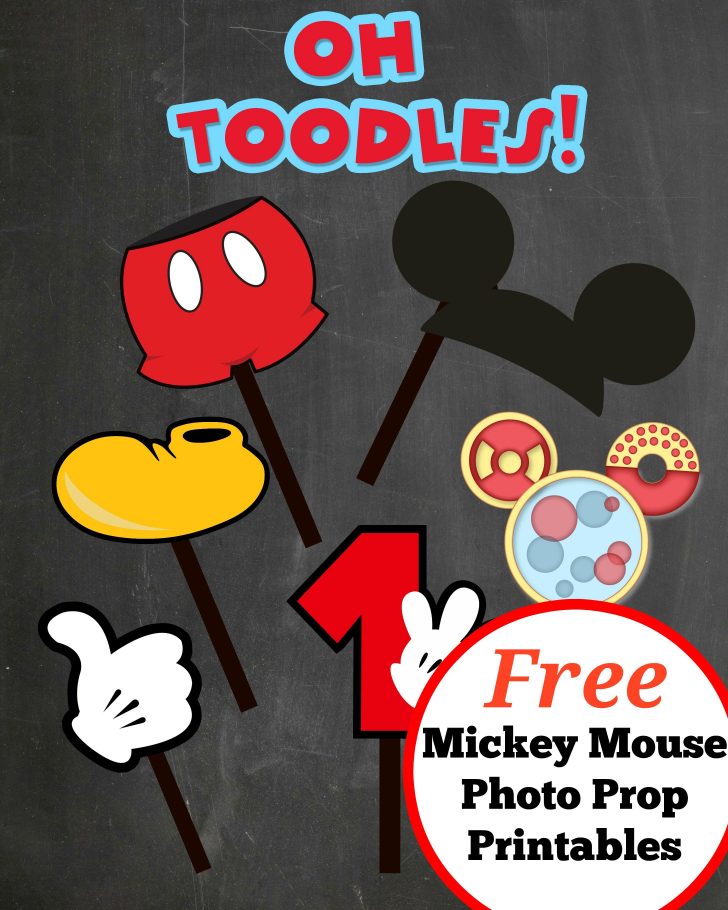 Free Printable Mickey Mouse Template