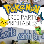 Free Pokemon Party Printables | Pokémon Party | Pokemon Party   Free Printable Pokemon Pictures