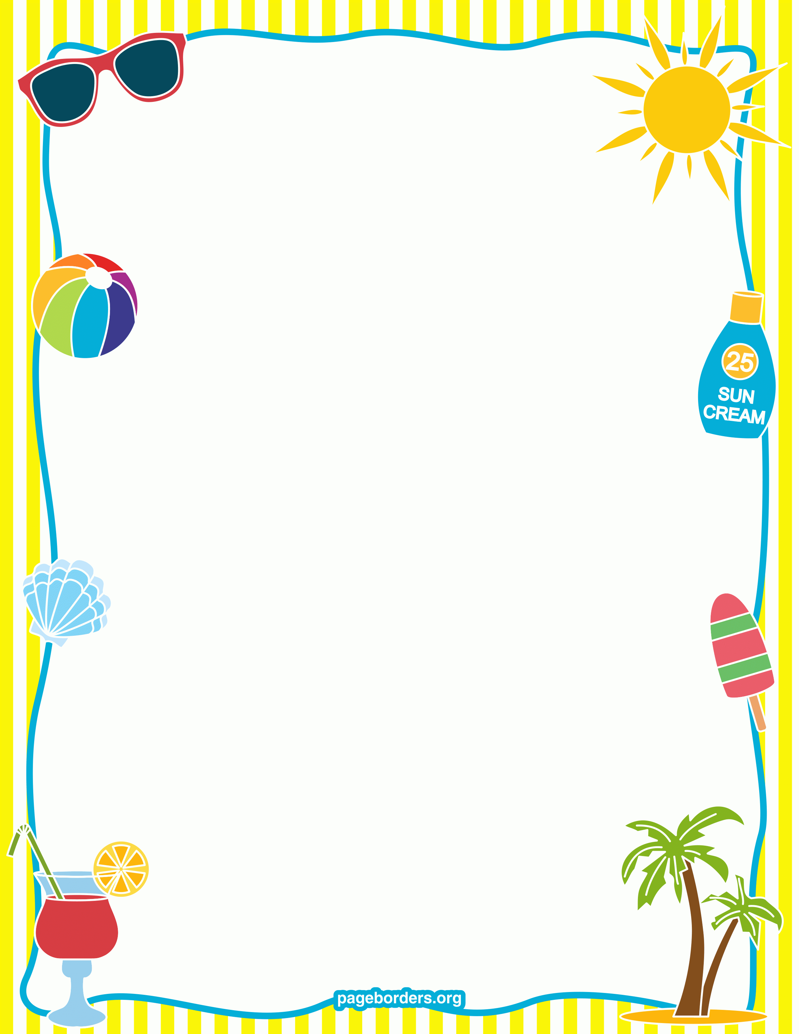 Free Preschool Summer Cliparts, Download Free Clip Art, Free Clip - Free Printable Summer Clip Art