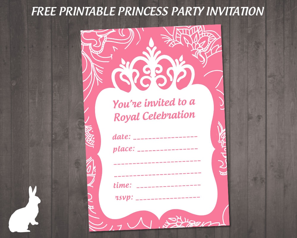 Free Princess Party Invitation | Free Party Invitationsruby And - Free Printable Princess Invitations