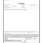 Free Print Contractor Proposal Forms | Construction Proposal Form   Free Printable Home Improvement Contracts