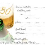 Free Printable 50Th Birthday | Free Printable Birthday Invitation   Free Printable Surprise 40Th Birthday Party Invitations