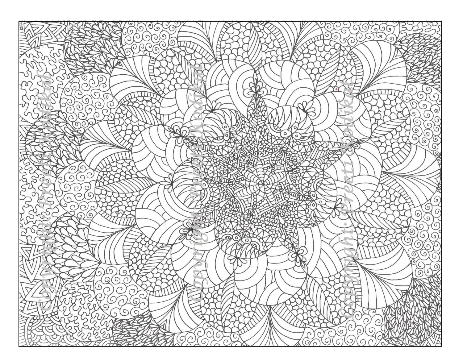 Free Printable Abstract Coloring Pages For Adults - Free Printable Hard Coloring Pages For Adults