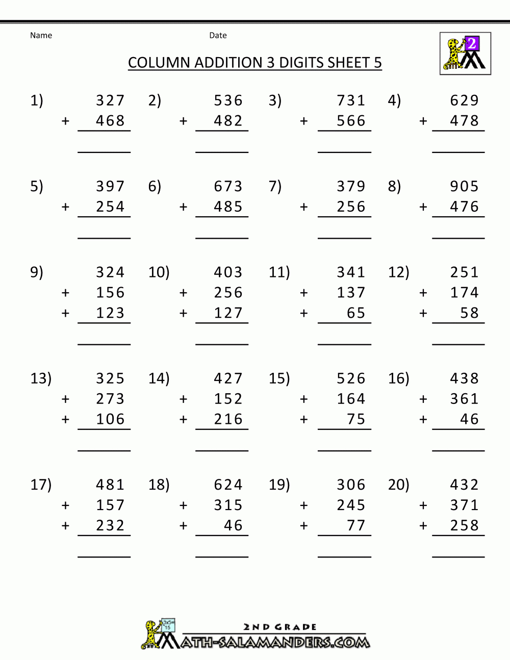 Year 2 Maths Worksheets Free Printable Free Printable