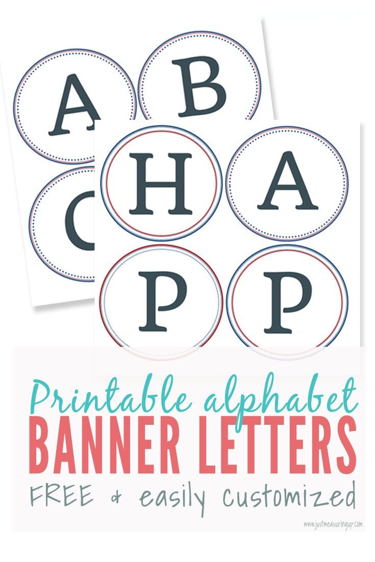 Free Printable Alphabet Letters Banner | Theveliger - Free Printable Whole Alphabet Banner