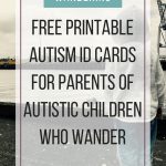 Free Printable Autism Id Cards For Parents Of Autistic Children   Free Printable Child Identification Card