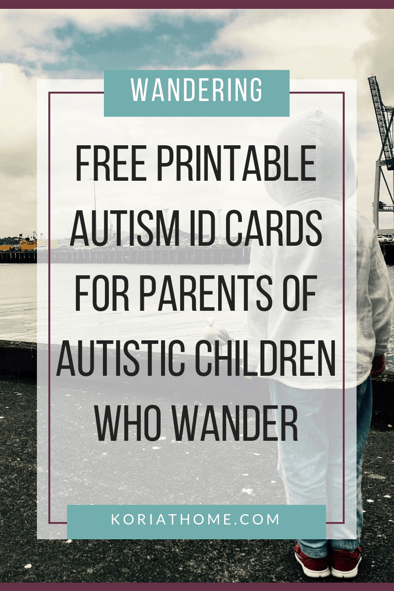 Free Printable Autism Id Cards For Parents Of Autistic Children - Free Printable Child Identification Card