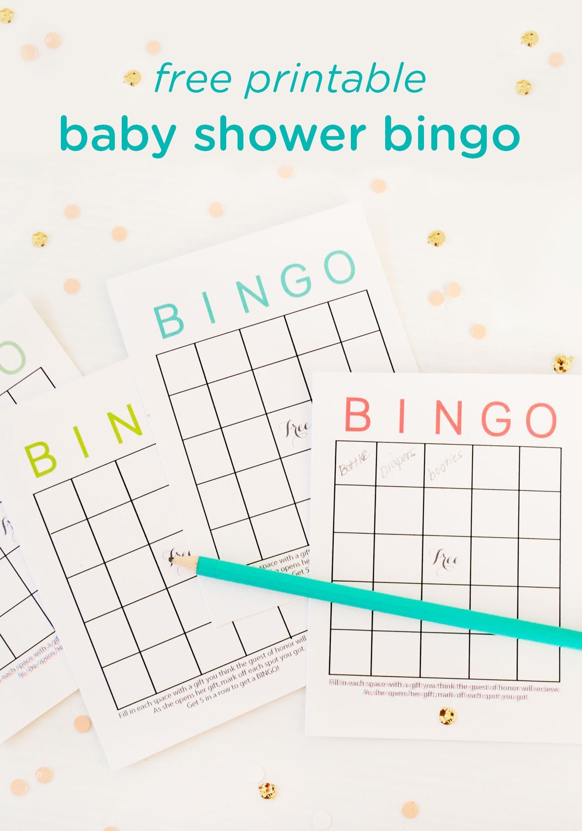 Free Printable Baby Shower Bingo Cards | Baby Shower Ideas | Baby - 50 Free Printable Baby Bingo Cards