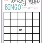 Free Printable Baby Shower Games For Large Groups – Fun Squared   Baby Bingo Free Printable