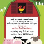 Free Printable Barnyard Farm Invitation Template. Like This Item   Free Printable Cow Birthday Invitations