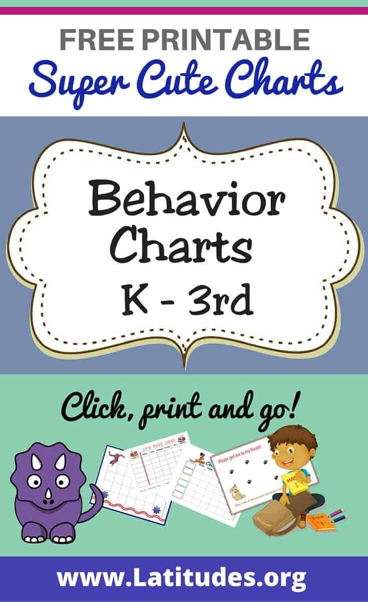 Free Printable Behavior Charts For Teachers &amp;amp; Students (Kindergarten - Free Printable Charts For Classroom