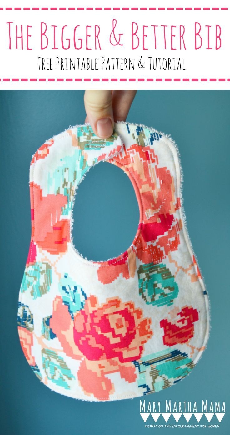 Free Printable Bib Pattern And Stepstep Tutorial- Make The - Free Printable Bib Pattern