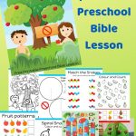 Free Printable Bible Lesson For Preschool Children. Teaching The   Free Printable Bible Lessons For Toddlers