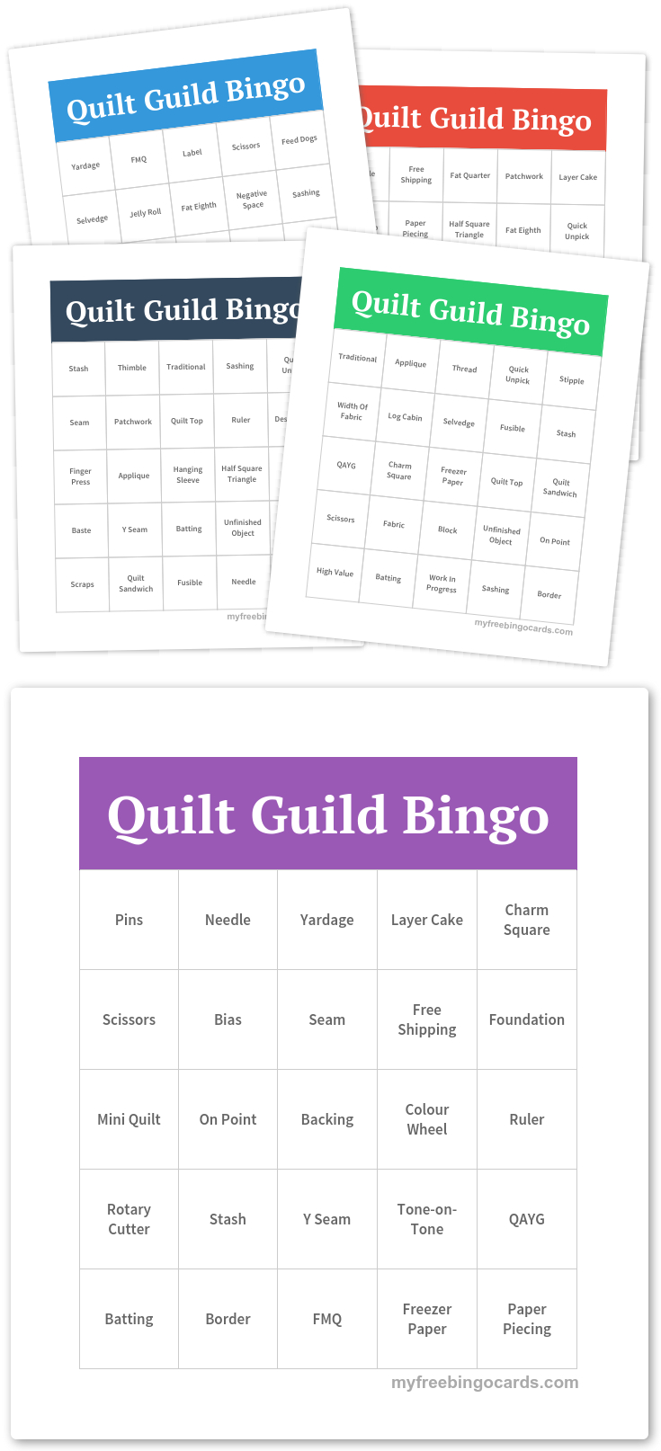 Free Printable Bingo Cards | Bingo Quilt Games | Free Bingo Cards - Free Printable Self Esteem Bingo