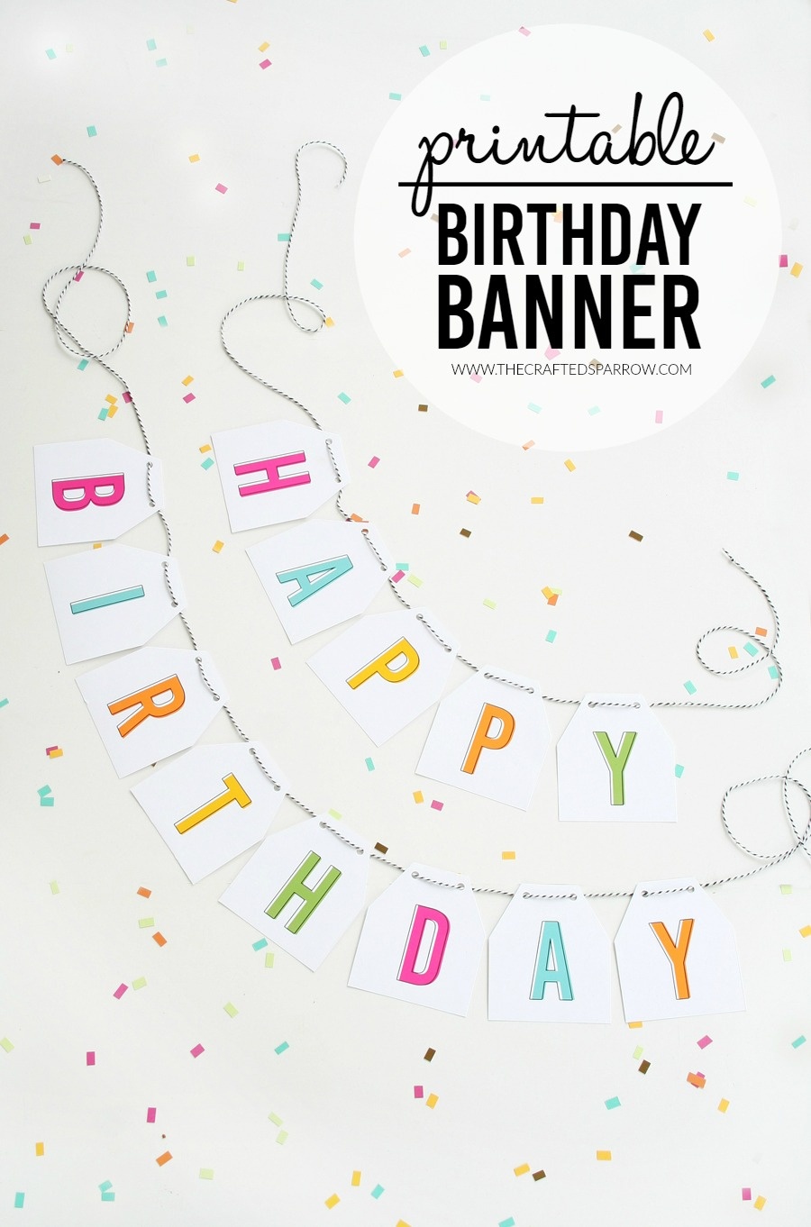 Free Printable Birthday Banner - Free Printable Happy Birthday Banner