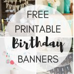 Free Printable Birthday Banners   The Girl Creative   Diy Birthday Banner Free Printable