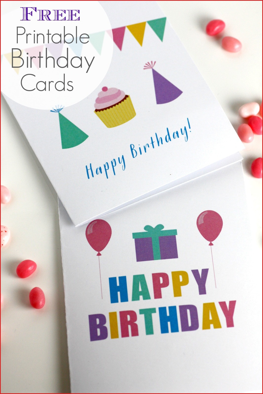 Free Printable Birthday Card 8 Best Images Of Free Printable - Free Printable Birthday Cards For Dad