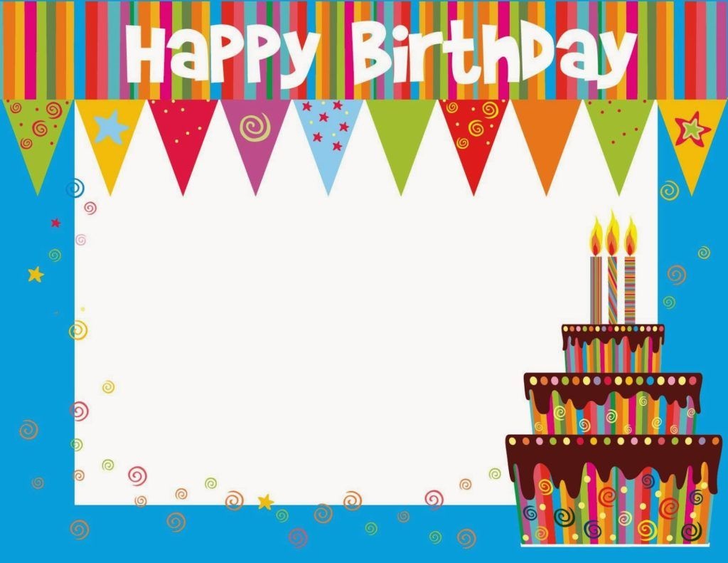 Free Printable Birthday Cards Ideas – Greeting Card Template | Happy - Free Printable Blank Greeting Card Templates