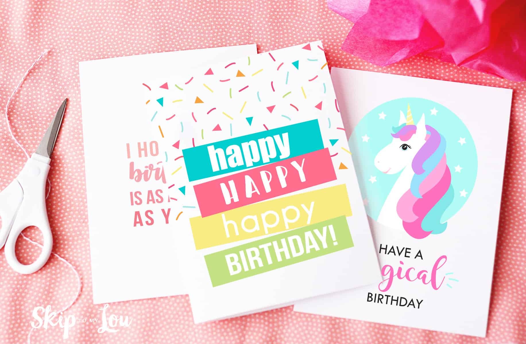 Free Printable Birthday Cards | Skip To My Lou - Free Printable Birthday Cards For Wife