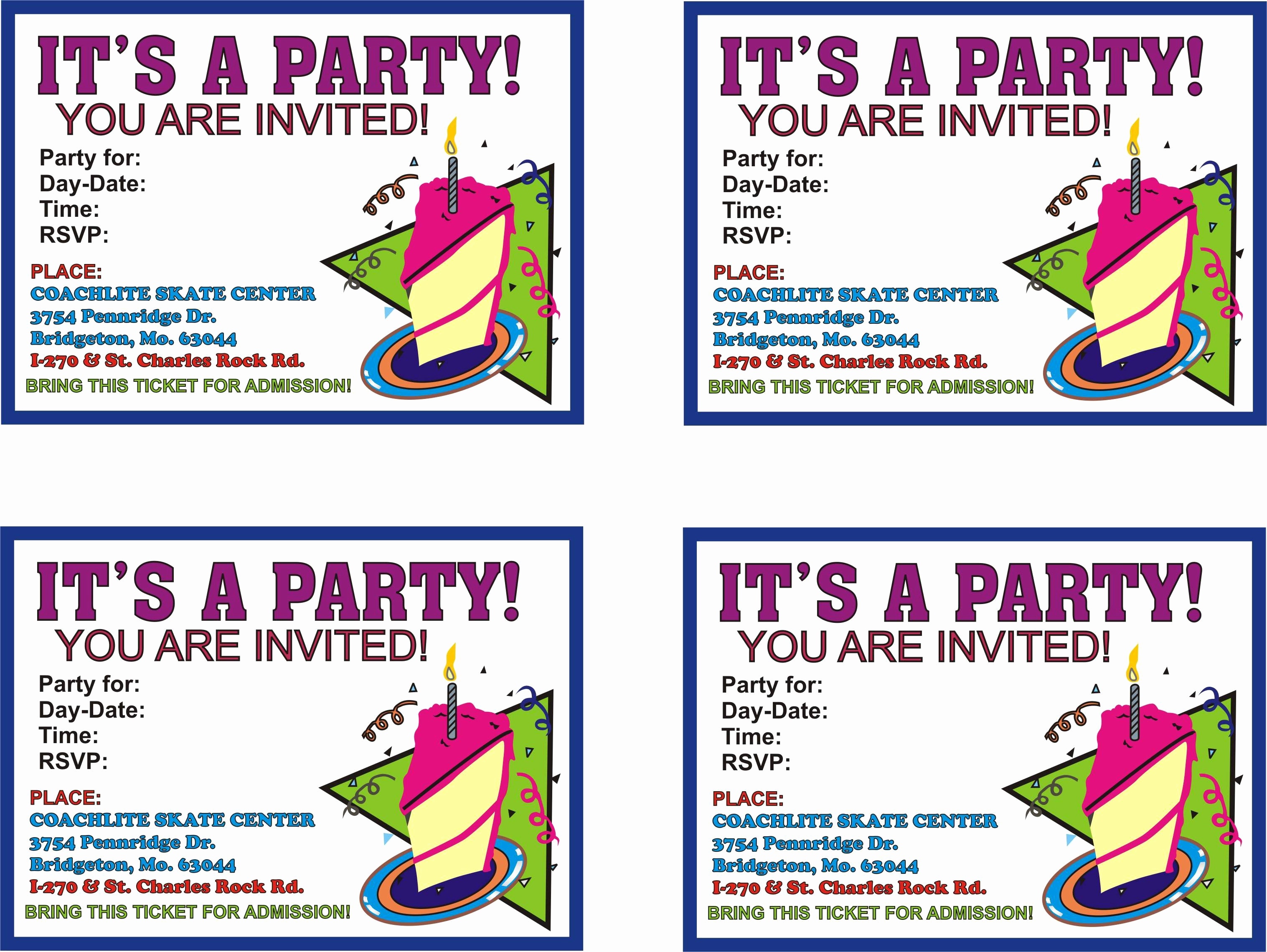 Free Printable Birthday Flyers Luxury Idea Free Birthday Flyer - Free Printable Birthday Party Flyers