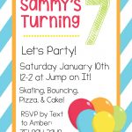 Free Printable Birthday Invitation Templates   Free Printable Birthday Party Invitations With Photo