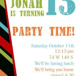 Free Printable Birthday Invitation Templates   Free Printable Pool Party Invitations