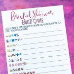 Free Printable Bridal Shower Name The Emoji Game   Free Printable Bridal Shower Games And Activities