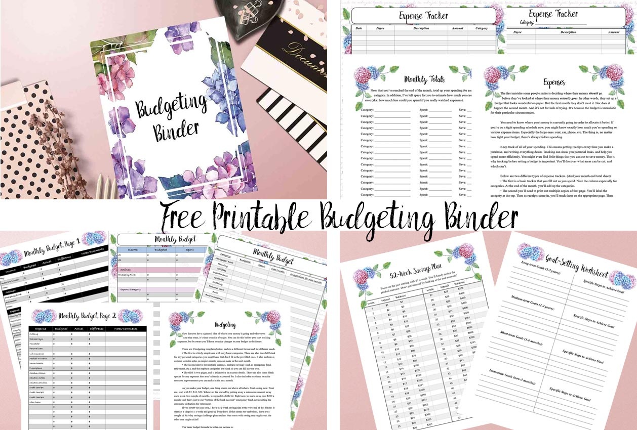 Free Printable Budgeting Binder: 15+ Pages! - Free Printable Budget Binder Worksheets