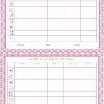 Free Printable Bunco Score Sheets Only | Feel Free To Print It Out   Free Printable Bunco Score Sheets