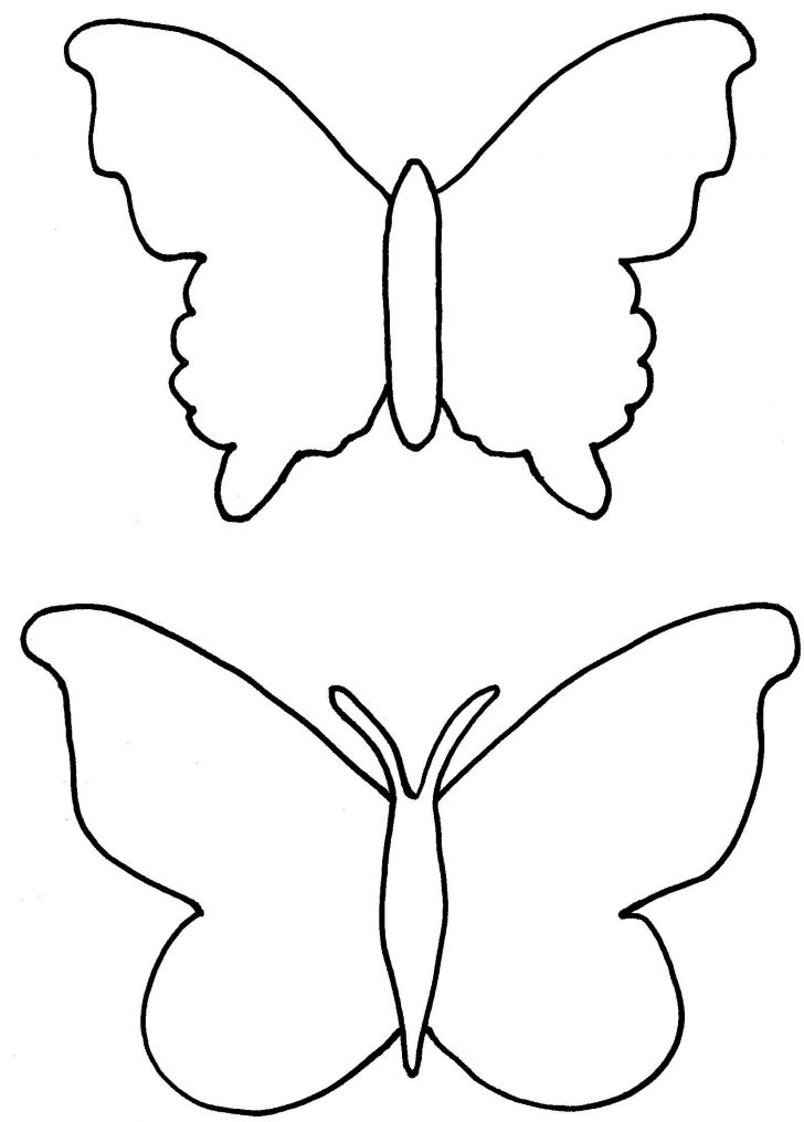 Free Printable Butterfly Cutouts