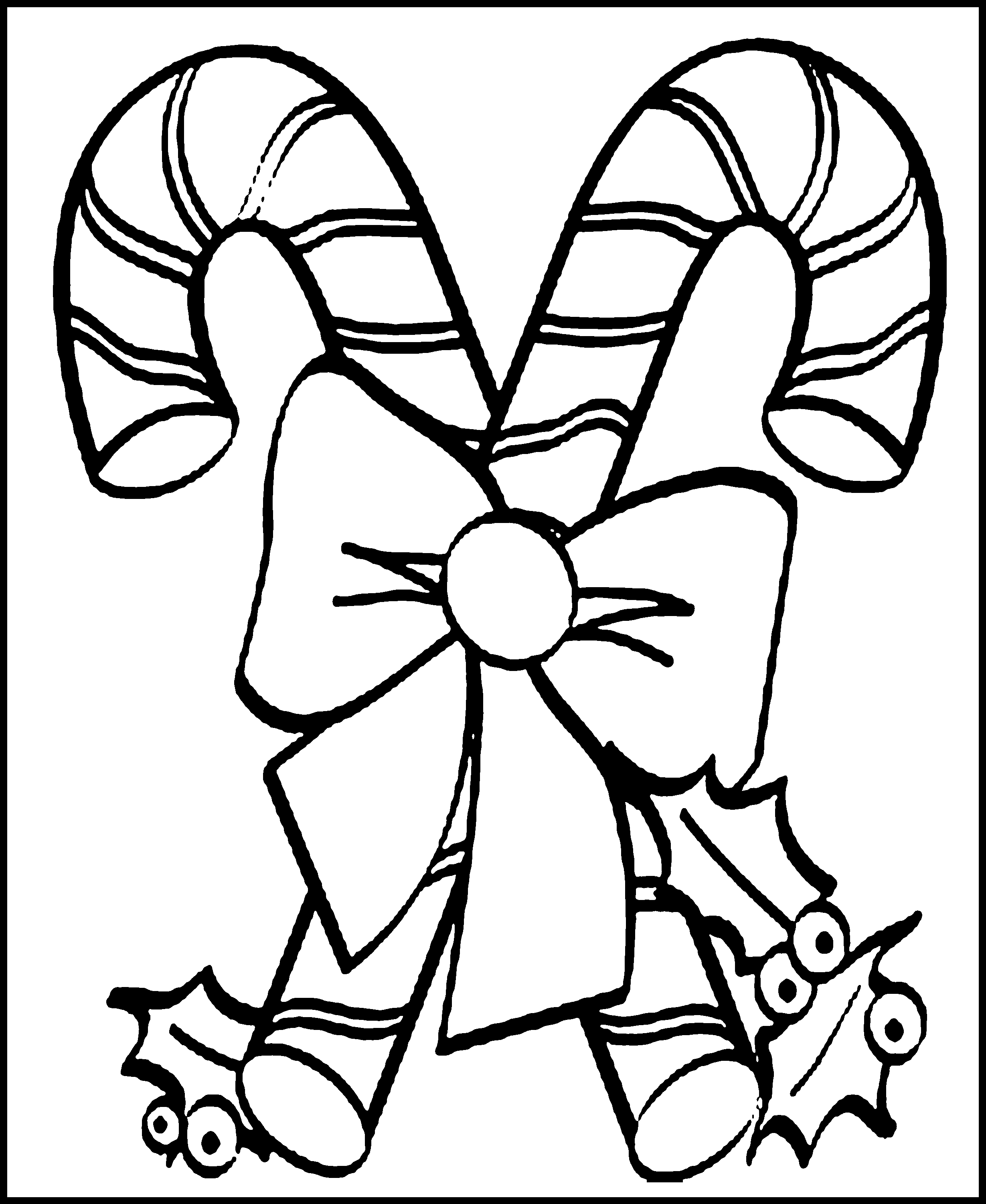 Free Printable Candy Cane Coloring Pages For Kids | Young At Heart - Free Printable Candy Cane