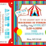 Free Printable Carnival Ticket Invitations | Projects To Try   Free Printable Ticket Invitation Templates