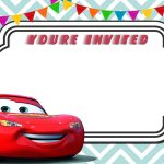 Free Printable Cars 3 Lightning Mcqueen Invitation Template | Free   Free Printable Disney Cars Water Bottle Labels