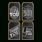 Free Printable Chalkboard Thank You Tags | The Cottage Market   Free Printable Thank You Tags