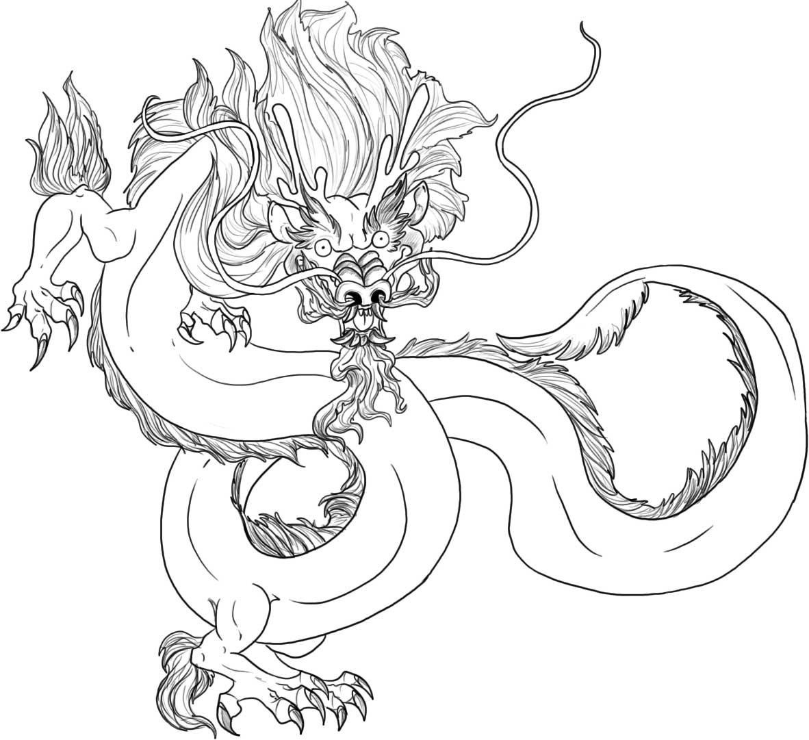 Free Printable Chinese Dragon Coloring Pages For Kids - Free Printable Chinese Dragon Coloring Pages