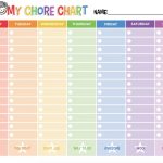 Free Printable Chore Chart     Free Printable Chore List