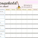 Free Printable Chore Charts For Adults | Chart And Printable World   Chore Chart For Adults Printable Free
