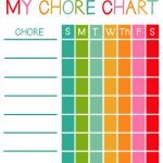 Free Printable Chore Charts For Kids!   Viva Veltoro   Free Printable Toddler Chore Chart