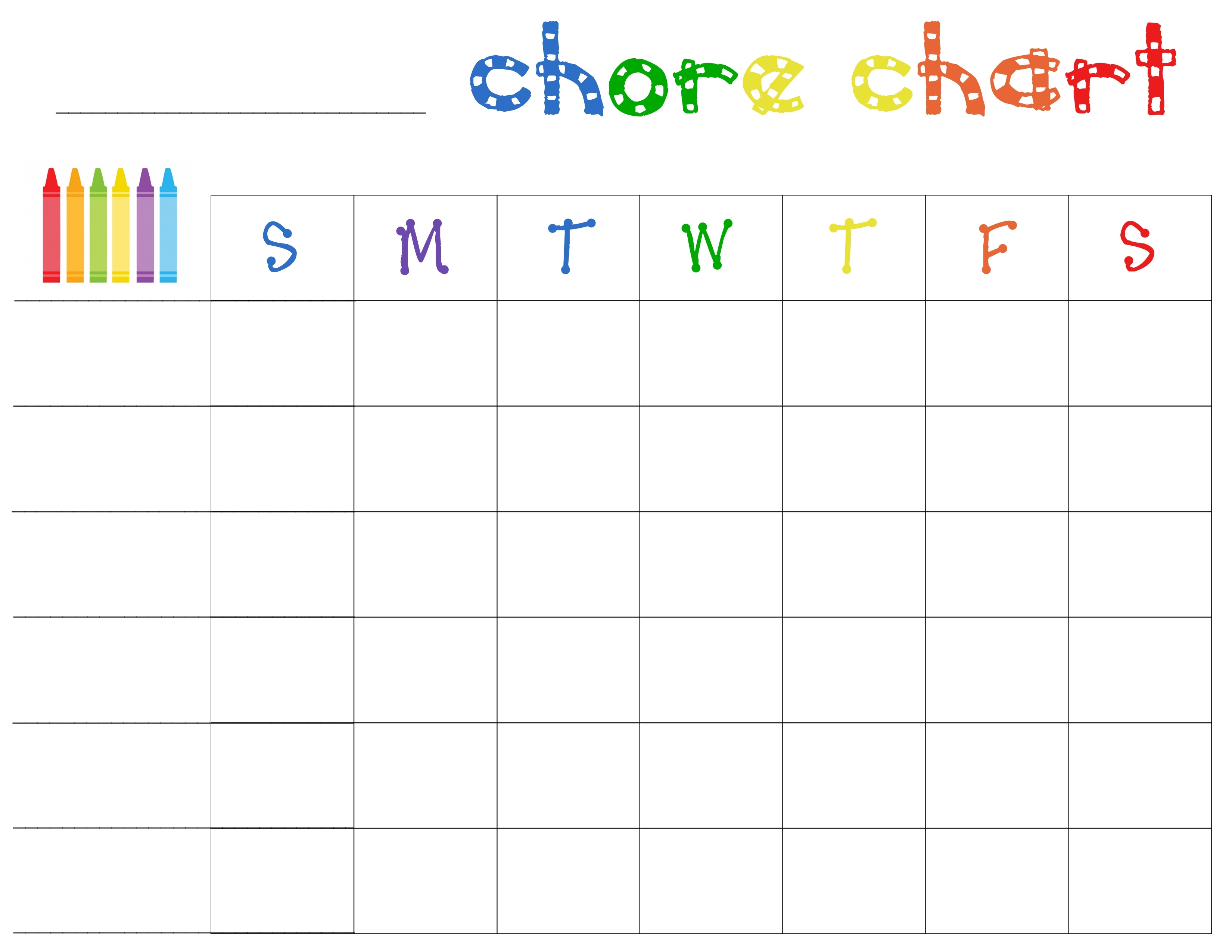 Free Printable Chore Charts For Toddlers - Frugal Fanatic - Free Printable Chore Chart Ideas