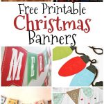 Free Printable Christmas Banners | Banner Letters | Free Christmas   Free Printable Christmas Decorations