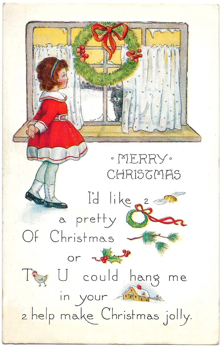 Free Printable Christmas Cards - From Antique Victorian To Modern - Free Printable Xmas Cards
