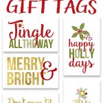 Free Printable Christmas Gift Tags | Crafty 2 The Core~Diy Galore   Free Printable Christmas Tags