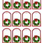 Free Printable Christmas Gift Tags   Free Printable Mistletoe Tags