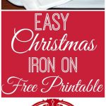Free Printable Christmas Iron On Transfers – Festival Collections   Free Printable Christmas Iron On Transfers