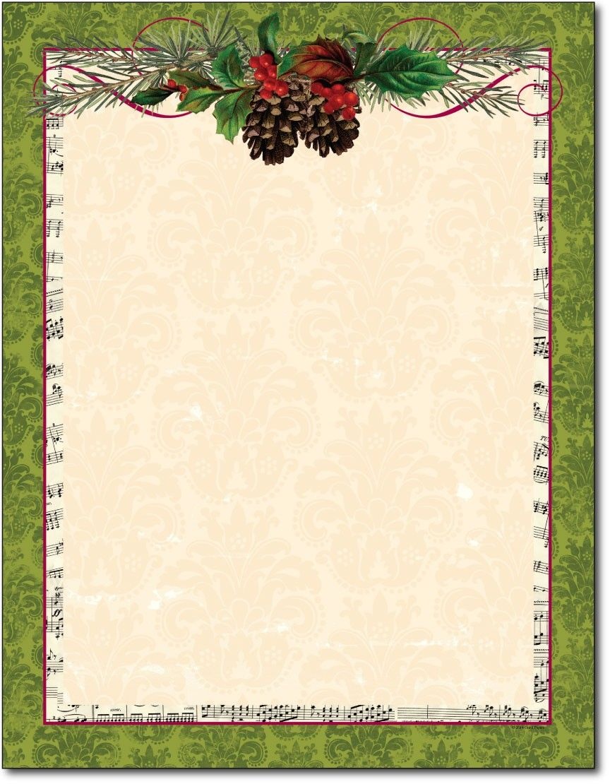 Free Printable Christmas Paper Stationery - Google Search - Free Printable Christmas Paper